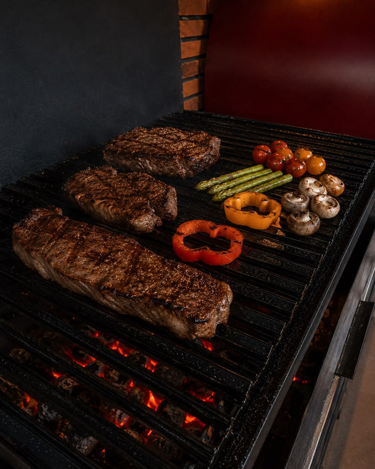 Parrilla empotrable enlozada