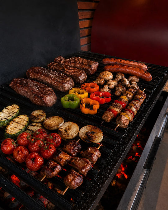 Parrilla empotrable enlozada